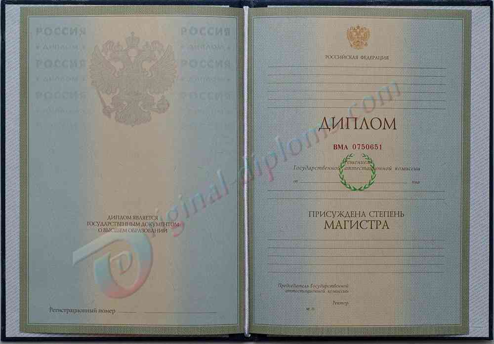 Диплом магистра 2004-2009